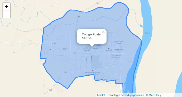 Código Postal 182050 en Colombia