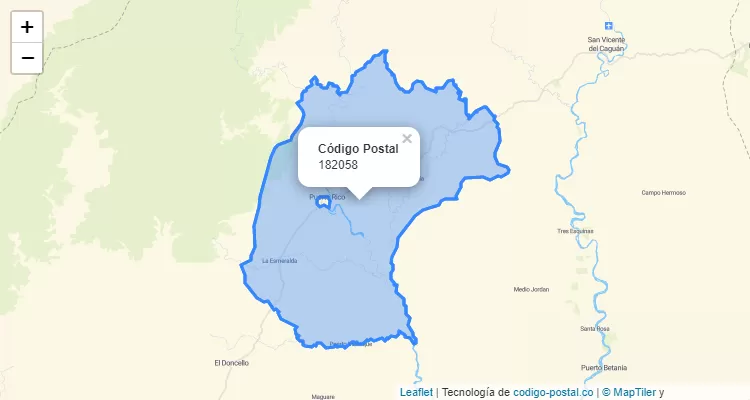 Código Postal 182058 en Colombia