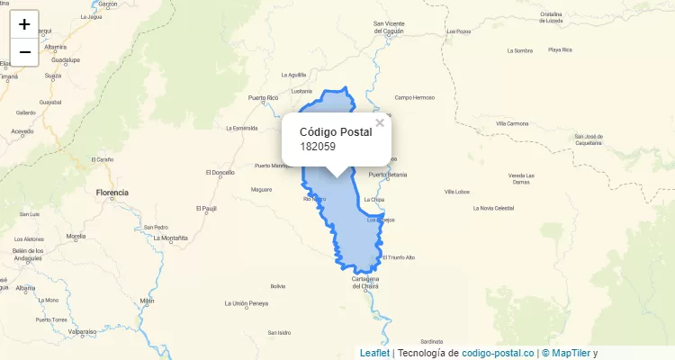 Código Postal 182059 en Colombia