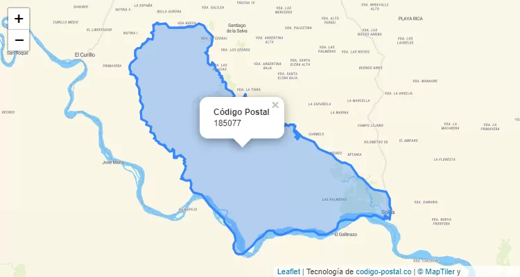 Código Postal 185077 en Colombia