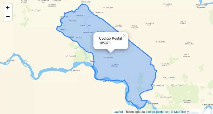 Código Postal 185078 en Colombia