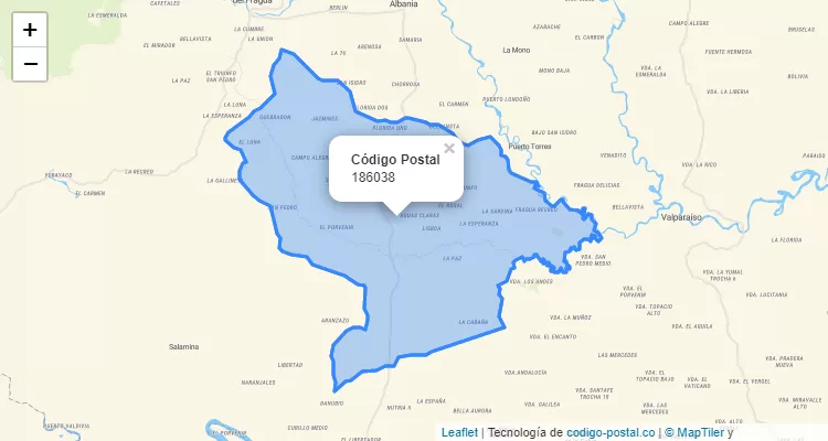 Código Postal 186038 en Colombia