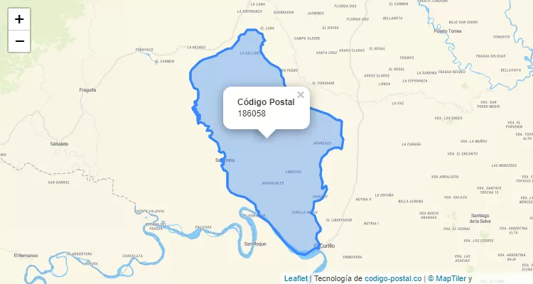 186058 ZIP Code in Colombia