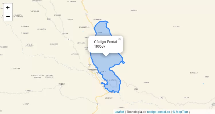 190537 ZIP Code in Colombia