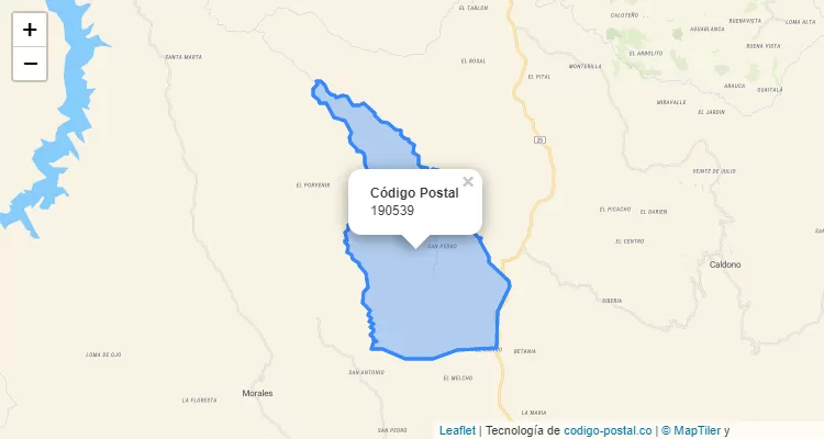 ZIP Code Neighborhood La Estrella, Piendamó