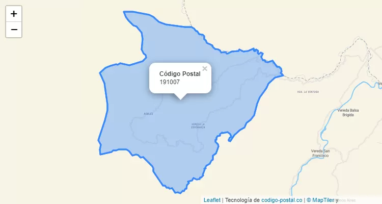 191007 ZIP Code in Colombia