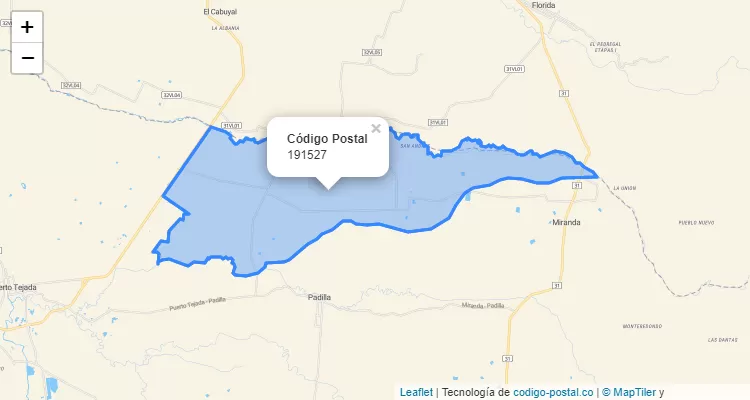 191527 ZIP Code in Colombia