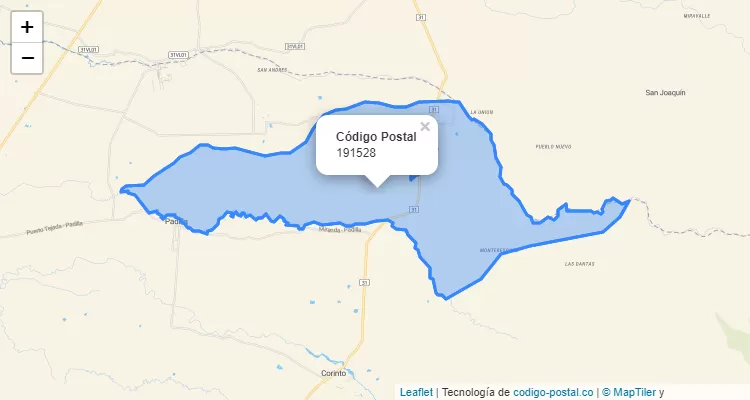 191528 ZIP Code in Colombia