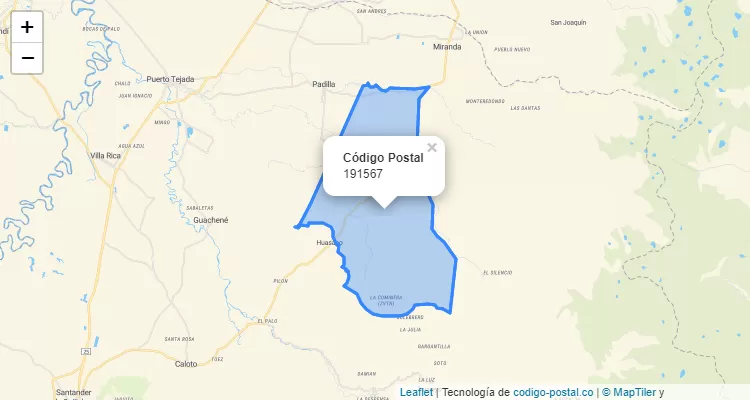 ZIP Code Neighborhood Gargatillas, Corinto