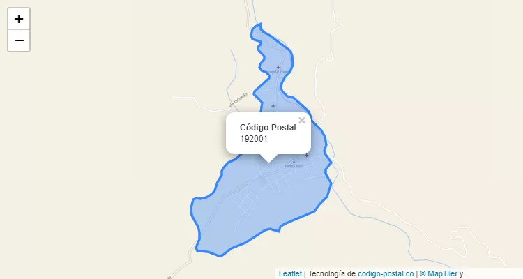 CEP 192001 na Colômbia
