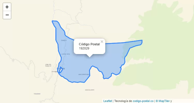 192029 ZIP Code in Colombia