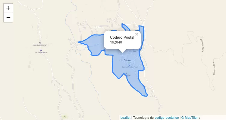 CEP 192040 na Colômbia