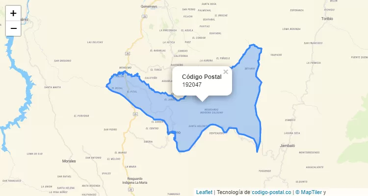 192047 ZIP Code in Colombia