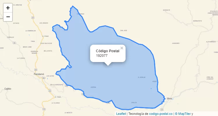 192077 ZIP Code in Colombia