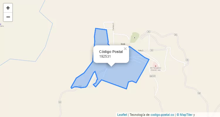 192531 ZIP Code in Colombia
