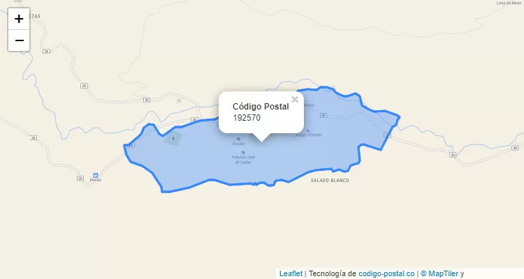 192570 ZIP Code in Colombia