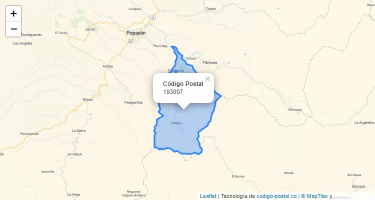 193007 ZIP Code in Colombia