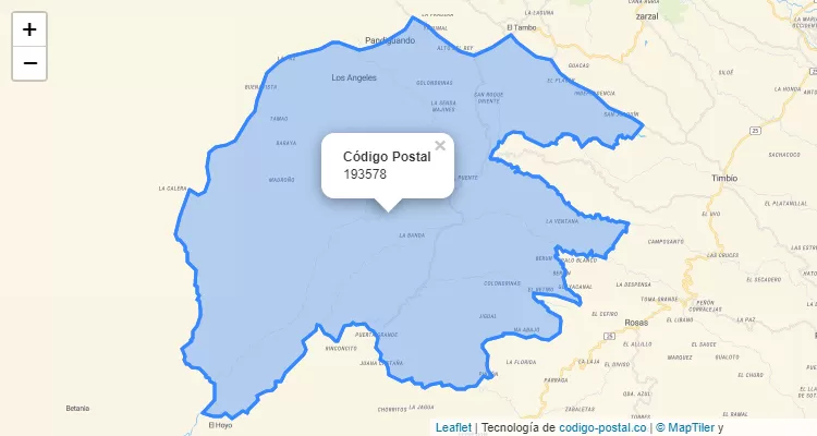 Código Postal 193578 en Colombia