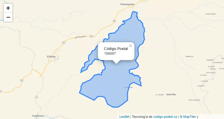 194067 ZIP Code in Colombia