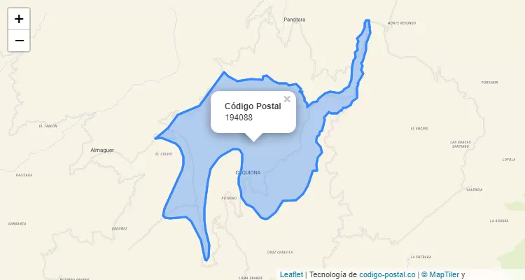 194088 ZIP Code in Colombia
