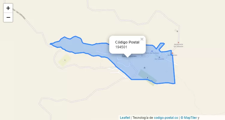 Código Postal 194501 en Colombia