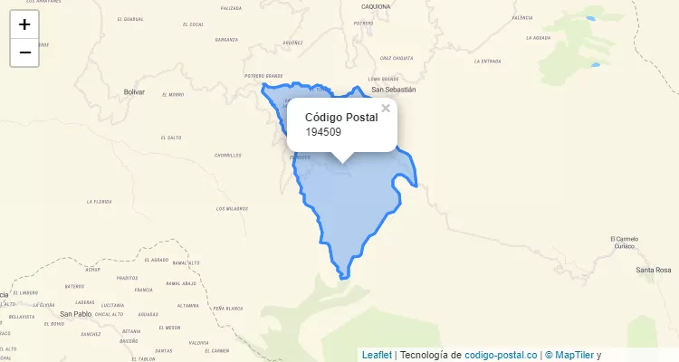 CEP 194509 na Colômbia