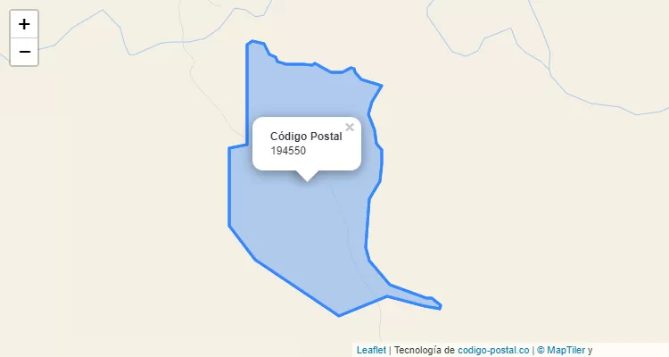 Código Postal 194550 en Colombia