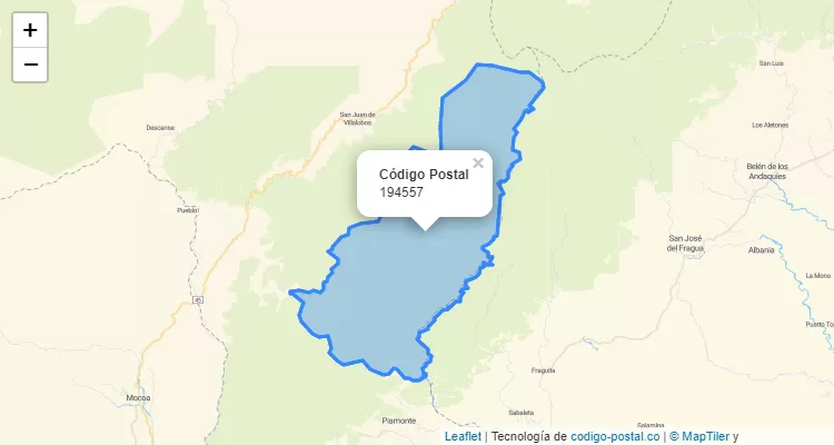 194557 ZIP Code in Colombia
