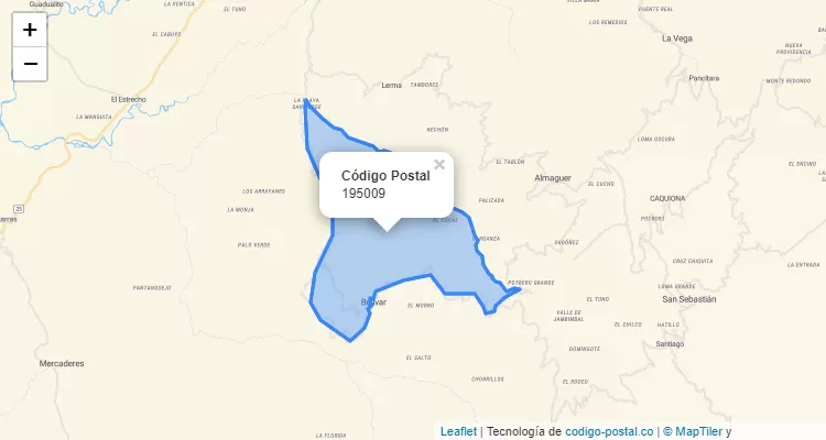 195009 ZIP Code in Colombia