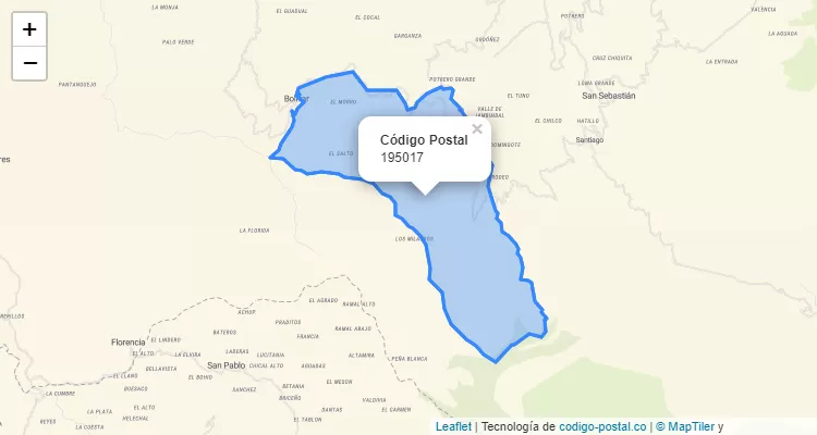 195017 ZIP Code in Colombia