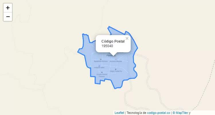 Código Postal 195040 en Colombia