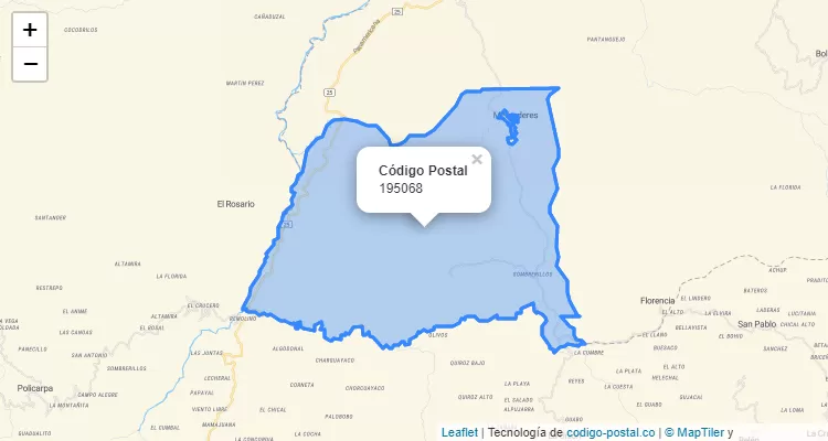 Código Postal 195068 en Colombia