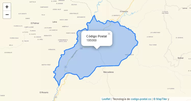 Código Postal 195069 en Colombia