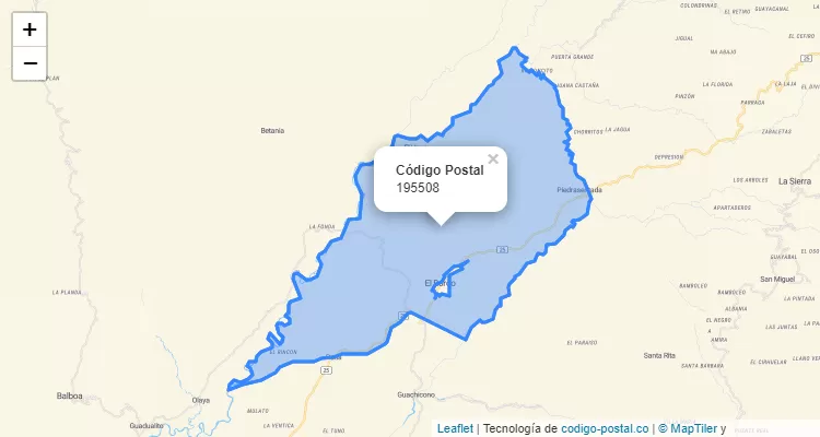 Código Postal 195508 en Colombia