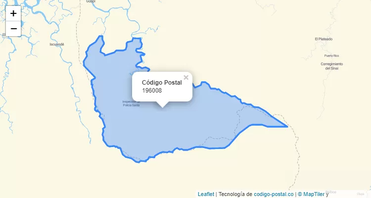 196008 ZIP Code in Colombia