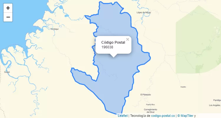 Código Postal 196038 en Colombia