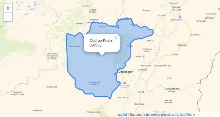 200008 ZIP Code in Colombia