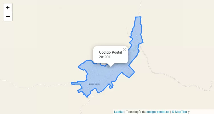 Código Postal 201001 en Colombia