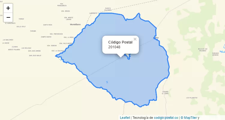 201048 ZIP Code in Colombia