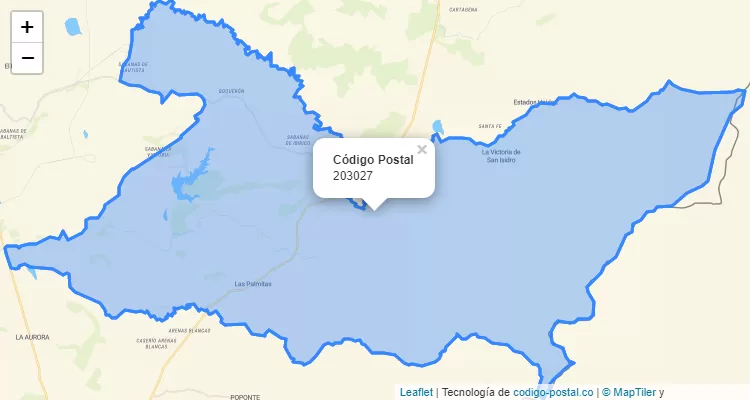 203027 ZIP Code in Colombia