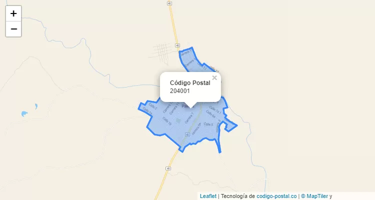 204001 ZIP Code in Colombia