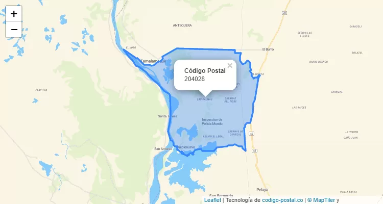 204028 ZIP Code in Colombia