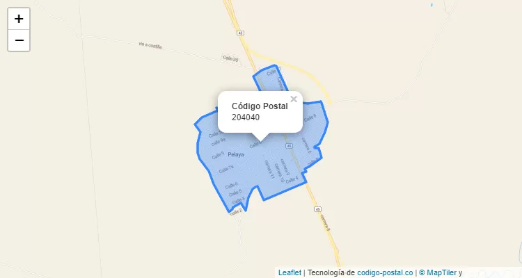 Código Postal 204040 en Colombia