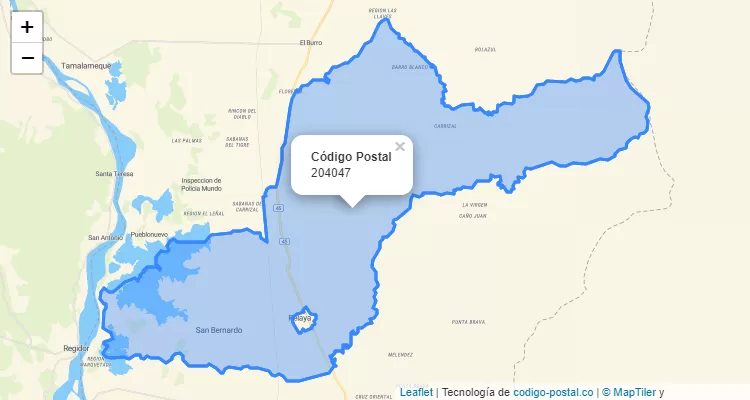 Código Postal 204047 en Colombia
