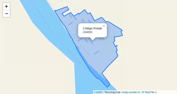 204060 ZIP Code in Colombia