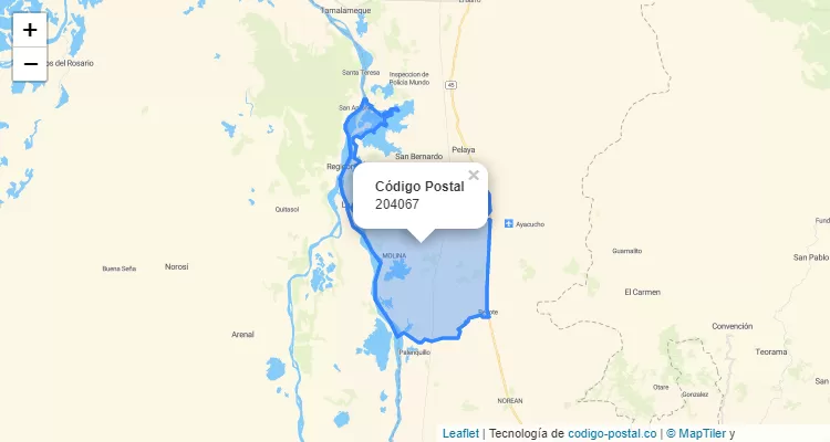 204067 ZIP Code in Colombia