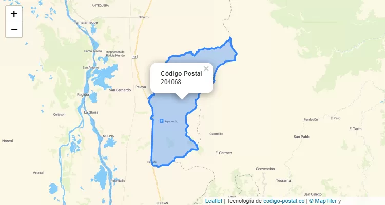 204068 ZIP Code in Colombia