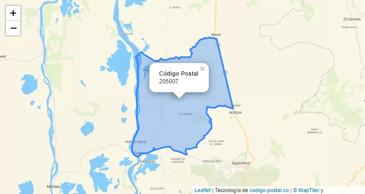 Código Postal 205007 en Colombia