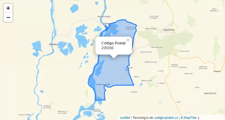 Código Postal 205008 en Colombia