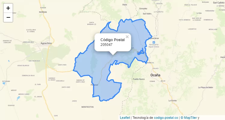 205047 ZIP Code in Colombia